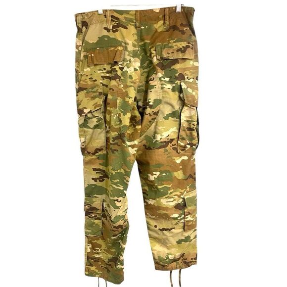 Military Issued Camouflage 6 Pocket Utility Cargo Pant Sz M - Picture 1 of 8